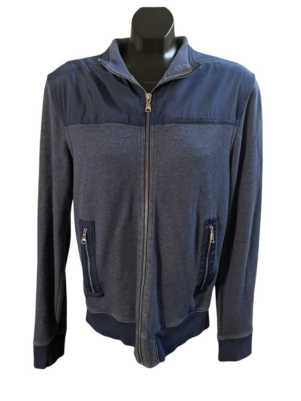 Banana Republic Blue Full Zip Track Jacket Men’s Medium